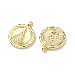 Religion Brass Pendants&nbsp;KK-Z153-02G