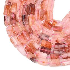 Natural Hematoid Quartz/Ferruginous Quartz  Beads Strands&nbsp;G-H352-A01-04