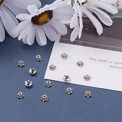 Tibetan Style Bead Caps&nbsp;AA188-AS-NR