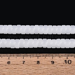 Imitation Jade Glass Beads Strands&nbsp;GLAA-N026-4x8mm-J01