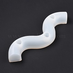 DIY Wavy Line M Shape Candlestick Silicone Molds&nbsp;DIY-E040-03