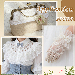 Milk Fiber Embroidery Ornament Accessories&nbsp;DIY-WH0308-926