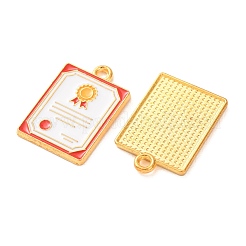 Graduation Season Alloy Pendants&nbsp;AL-B001-01G-B