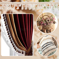 5M Polyester Pom Pom Ball Decorative Tassel Ribbons&nbsp;OCOR-OC0001-47
