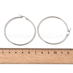 201 Stainless Steel Hoop Earrings&nbsp;SA-CBA4A0D-16P-E