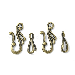 Tibetan Style Hook and Eye Clasps&nbsp;LS-MLF1157Y-NF