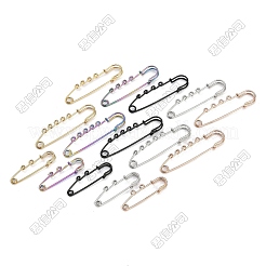 304 Stainless Steel Kilt Pins with 2 Loops&nbsp;STAS-K252-05A-M