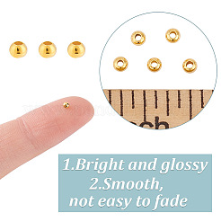 100Pcs Round 925 Sterling Silver Spacer Beads&nbsp;FIND-GO0002-64A