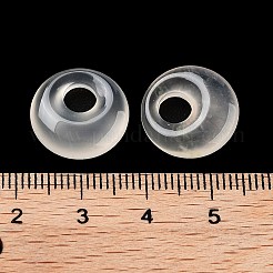 Natural White Chalcedony Flat Round Charms&nbsp;G-P537-03B