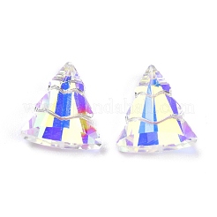 Glass Rhinestone Pendants&nbsp;RGLA-O002-A01-001AB