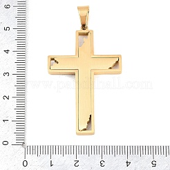 304 Stainless Steel Rhinestone Pendants&nbsp;STAS-B137-06G