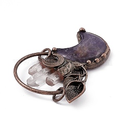 Natural Amethyst Big Pendants&nbsp;G-D483-02AB