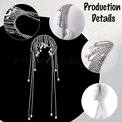 1Pc Plastic Imitation Pearl Hair Bands&nbsp;OHAR-CY0001-23
