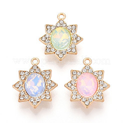 Alloy Glass Pendants&nbsp;X-PALLOY-N176-64KCG