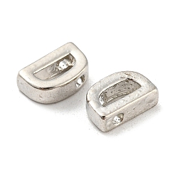 Platinum Plated Alloy Beads&nbsp;PALLOY-CJC0001-64P-D