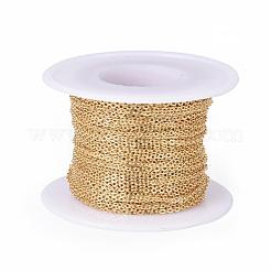 Ion Plating(IP) 304 Stainless Steel Cable Chains&nbsp;CHS-ZX0001-001G