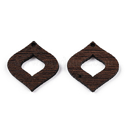 Natural Wenge Wood Pendants&nbsp;WOOD-T023-44