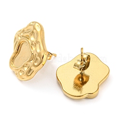 304 Stainless Steel Stud Earring Findings&nbsp;EJEW-I290-15G