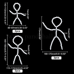 6Pcs 3 Style Plastic Action Figure Movable Skeleton&nbsp;FIND-PH0008-71