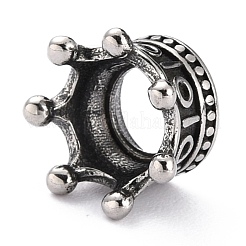 316 Surgical Stainless Steel European Beads&nbsp;STAS-B011-06AS