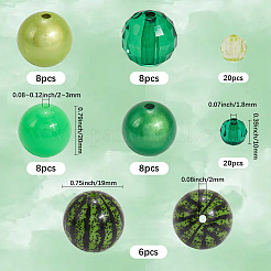 78Pcs Acrylic Beads&nbsp;MACR-SP0001-76