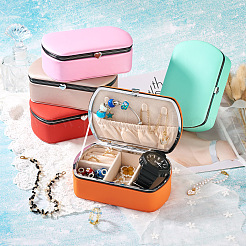 PU Leather Jewelry Storage Box&nbsp;LBOX-TAC0001-01C