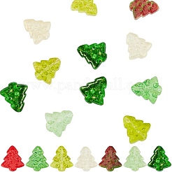 80Pcs 7 Colors Transparent Glass Beads&nbsp;GLAA-SC0002-81