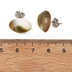 Sea Shell Stud Earrings&nbsp;EJEW-JE07325