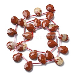 Natural Red Jasper Beads Strands&nbsp;G-K382-C04-01