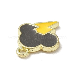 Alloy Enamel Pendants&nbsp;PALLOY-M199-02G