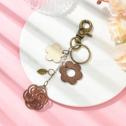 Wood & Alloy Pendant Decorations&nbsp;KEYC-YW00261