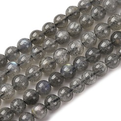 Natural Labradorite Beads Strands&nbsp;G-H326-01-6mm