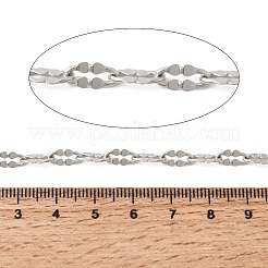 304 Stainless Steel Dapped Chains&nbsp;CHS-P029-02C-P