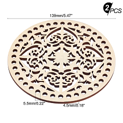 Wooden Basket Bottoms&nbsp;AJEW-WH0129-08A