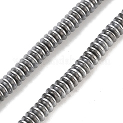 Electroplated Synthetic Non-magnetic Hematite Beads Strands&nbsp;G-P545-A01-01