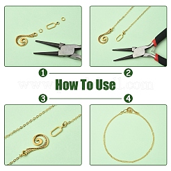 20 Sets 2 Style Alloy Hook and Eye Clasps&nbsp;FIND-YW0007-35