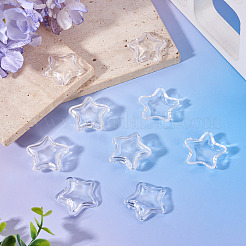 12Pcs Transparent Acrylic Beads&nbsp;TACR-TA0001-77A