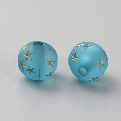 Transparent Frosted Resin Beads&nbsp;RESI-TAC0021-27B