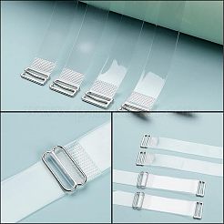 180Pcs 3 Styles Zinc Alloy Slider Buckles&nbsp;IFIN-NB0001-36