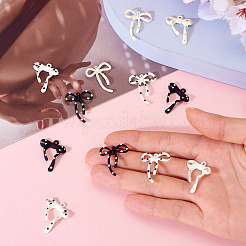 12Pcs 6 Styles Spray Painted Alloy Enamel Pendants&nbsp;ENAM-TA0003-03