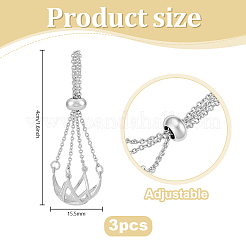 3Pcs Brass Hollow Round Cage Pendant Decorations&nbsp;KK-PH0014-68P