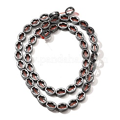 Electroplated Synthetic Non-magnetic Hematite Beads Strands&nbsp;G-L613-Z01-01M