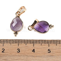Natural Mixed Stone Faceted Pendans&nbsp;KK-L218-004G-M