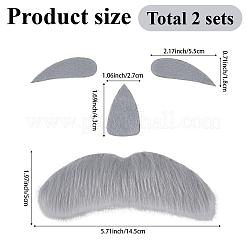 2 Bags Fibre Gnome Beard Costume Beard&nbsp;DIY-GF0011-80