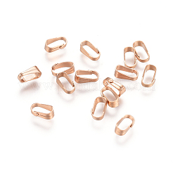 304 Stainless Steel Snap on Bails&nbsp;STAS-E484-54RG