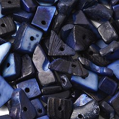 Dyed Natural Freshwater Shell Chips Beads&nbsp;X-SHEL-O001-12C