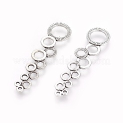Tibetan Style Alloy Pendants&nbsp;TIBEP-A11871-AS-FF