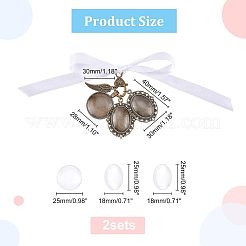 2 Sets Alloy Pendants Decoration&nbsp;HJEW-FH0001-17