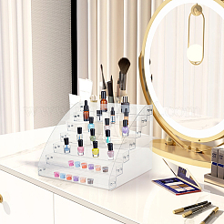 7-Tier Assembled Transparent Acrylic Cosmetic Organizer Display Racks&nbsp;ODIS-WH0030-35