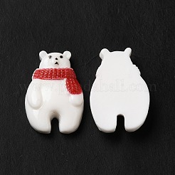 Christmas Opaque Resin Cabochons&nbsp;RESI-K019-22